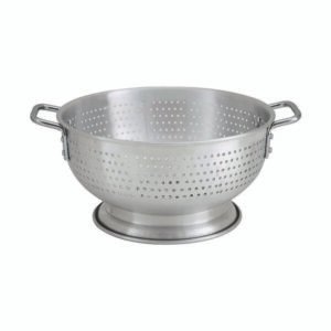 Colander 11qt w/Base & Handle - Alumimum