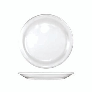 China Plate - Narrow Rim 6-1/2" - Super White