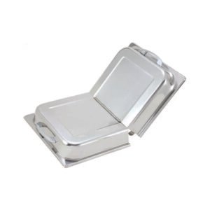 Dome Cover, Full-size, Hinged Opening, S/S