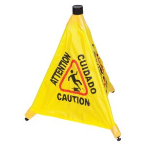 Caution Sign, Pop-up Safety Cone
