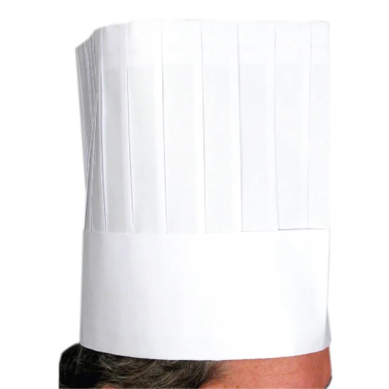 Chef Hat 9" Disposable - 10 Pack