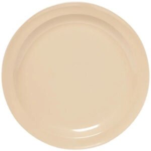Plastic Plate 6-1/2" - Tan