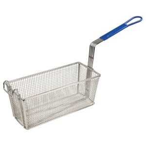 Fry Basket 13-1/4" x 5-5/8" x 5-5/8" - Blue Handle