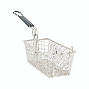 Fry Basket 11" x 5-3/8" x 4-1/8" - Black Handle