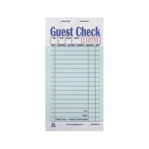 Guest Checks - 50 Checks/Book