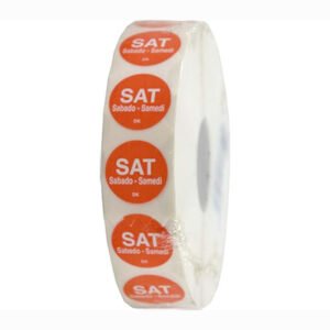 Daymarks 3/4" Saturday - Round