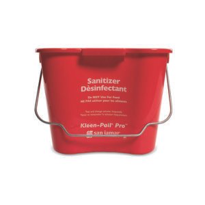 Pail Sanitize 8qt Red