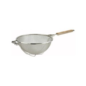 Strainer 10-1/2" - Double Mesh - Fine - H/D - Flat Handle