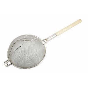 Strainer 12" - Double Mesh - Fine - H/D - Round Handle