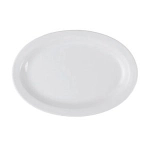 Plastic Platter 9-1/2 x 6-3/4 x 7/8" - White