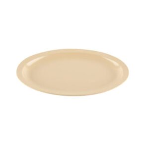 Plastic Platter 13-1/4" x 9-3/4" - Tan