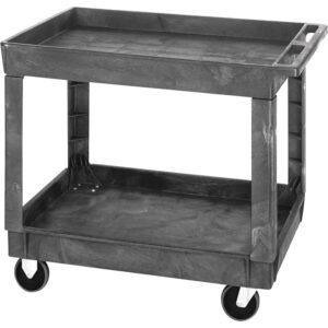 Large Utility Cart 2 Shelf - Gray