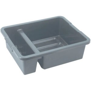 Bus Tub 7" Divided Gray