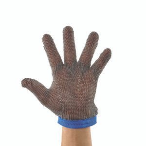 Glove S/S Mesh - Large - Blue Wrist