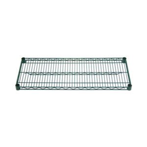 Shelf Wire 60"W x 24"D -  Green Epoxy Coating