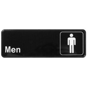 Sign "Men" 3" x 9"