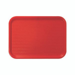 Fast Food Tray, 14" x 18", Red
