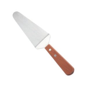 Pie Server  4-7/8" x 2-3/8" Offset Blade - Wooden Handle