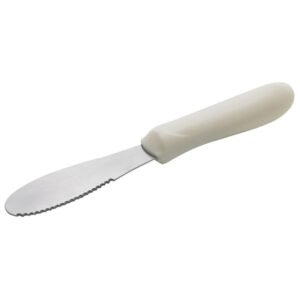 Sandwich Spreader 3-5/8"x1-1/4" Blade - White Handle