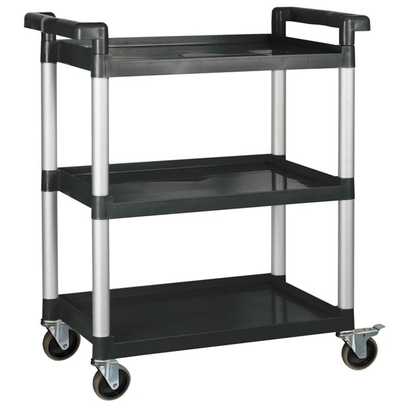 Large Bus Cart 3 Tier - Black