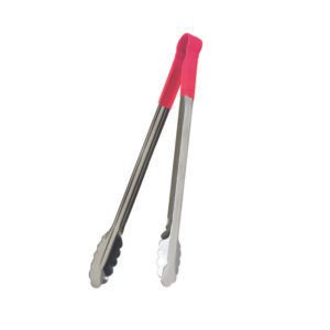 Utility Tong 16" - Red Heat Resistant Handle