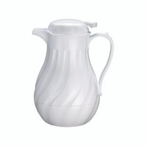 Coffee Server 42 oz - White Swirl