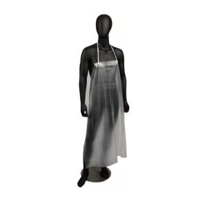 Bib Apron - Clear Plastic/Vinyl