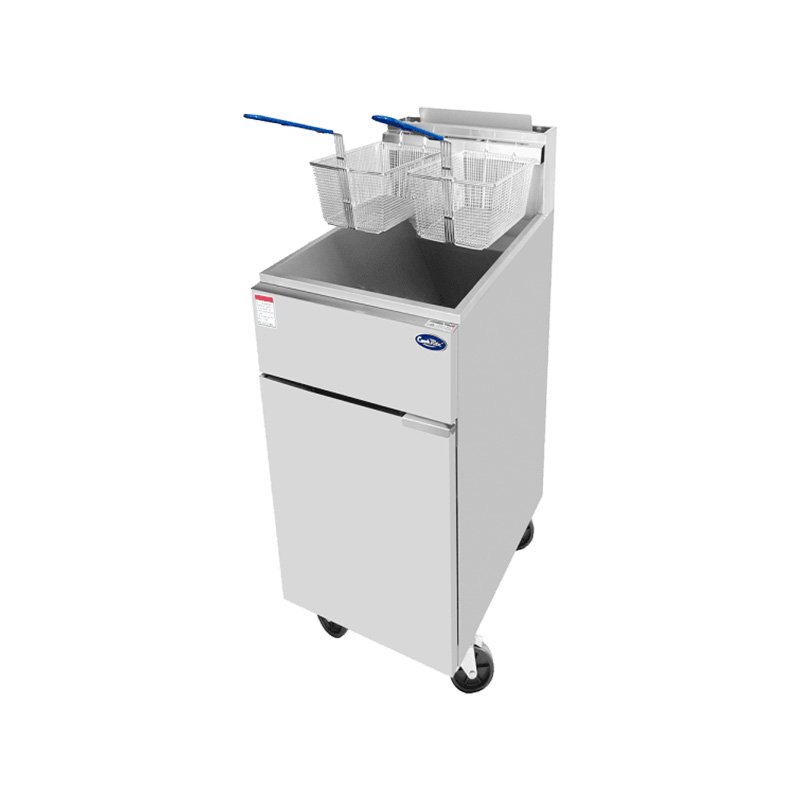 Atosa CookRite 40lbs Fryer - Natural Gas - Image 2