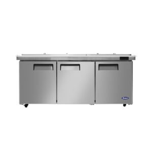 Atosa Mega Top Refrigerator Unit 3 Section 72"