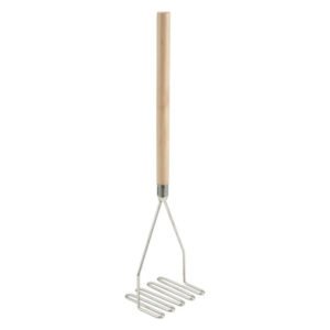 Potato Masher Square 5-1/4" x 24" - Wood Handle
