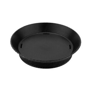 Round Basket w/Base 9" - Black