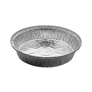 8" Round Aluminum To-Go Container