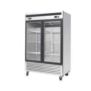 Atosa Two Door Reach-in Freezer Merchandiser - S/S