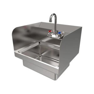Hand Sink w/ Side Splash 15"W X 17"L