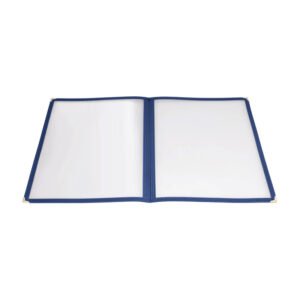 Menu Cover Double Fold 9-3/8" x 12-1/8" - Blue