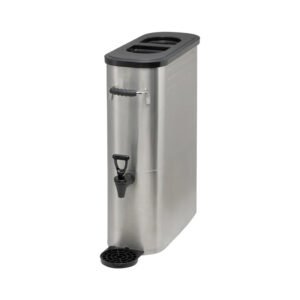 Slim Iced Tea Dispenser - 5 Gal - S/S