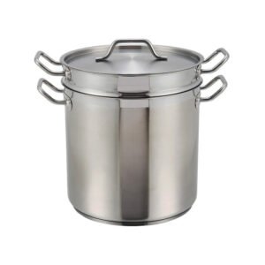 Double Boiler w/Cover 8qt  - S/S
