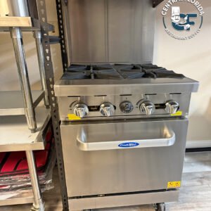 Atosa 4 Burner Range 24" - NG