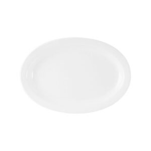 Plastic Platter 13-1/4 x 9-5/8 x 1-1/8" - White