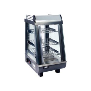 13 1/2" Self Service Countertop Heated Display Case - 3 Shelves