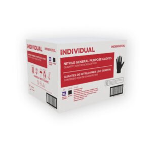 Disposable Gloves X-Large - 4Mil Nitrile Black - 100