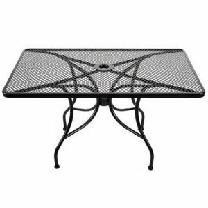 Expanded metal mesh outdoor table top from ATSmfg, rectangle