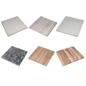isotop indoor and outdoor laminate table tops, square