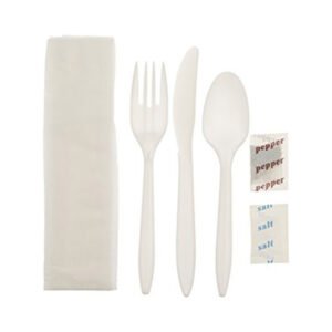 Cutlery Kit - Medium Weight - White - 250