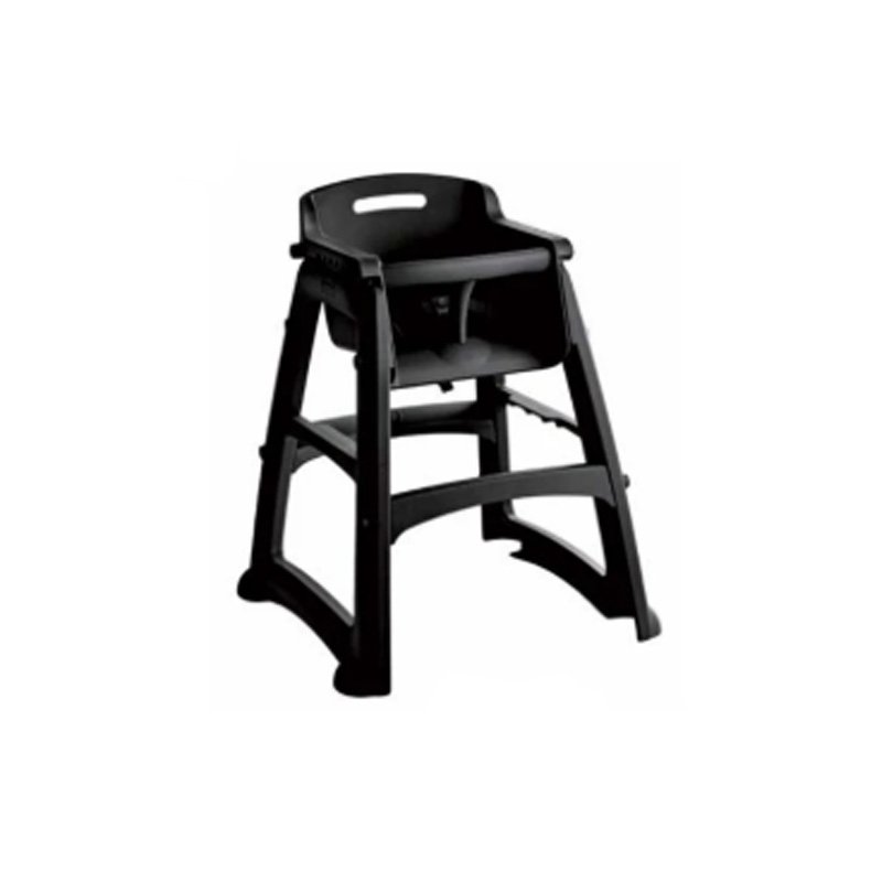 Plastic High Chair - Brown