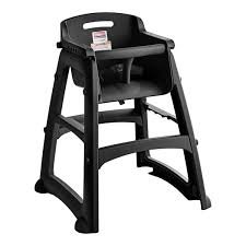 Plastic High Chair - Brown - Image 2