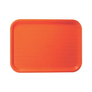 Fast Food Tray, 12" x 16", Orange