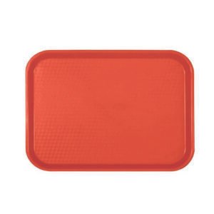 Fast Food Tray, 12" x 16", Red