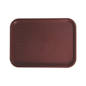 Fast Food Tray, 14" x 18", Burgundy