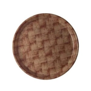 Basketweave Tray 9"